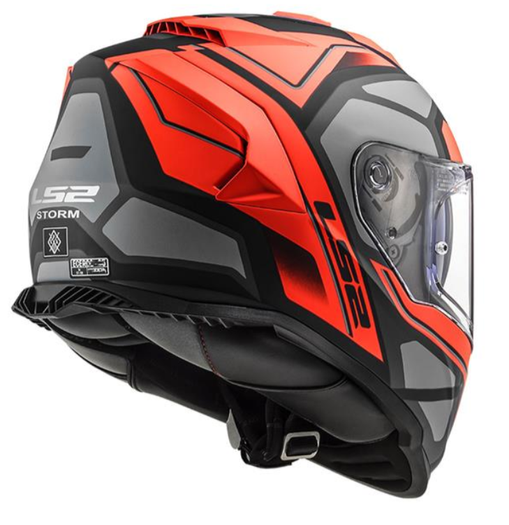 Ls2 Storm 2 Kapalı Kask Faster Mat Kırmızı Tıtanıum