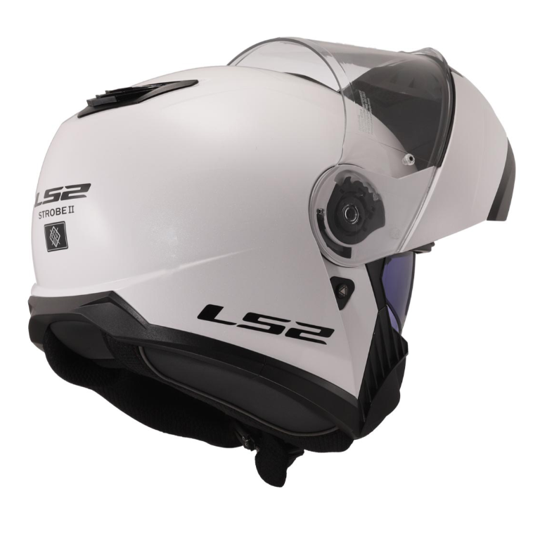 Ls2 Strobe 2 Çene Açılır Kask Beyaz