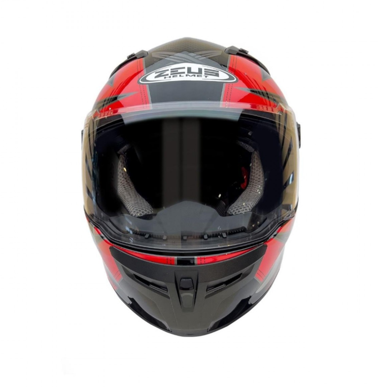 Zeus Zs-813a An36 Kapalı Kask Siyah-kırmızı