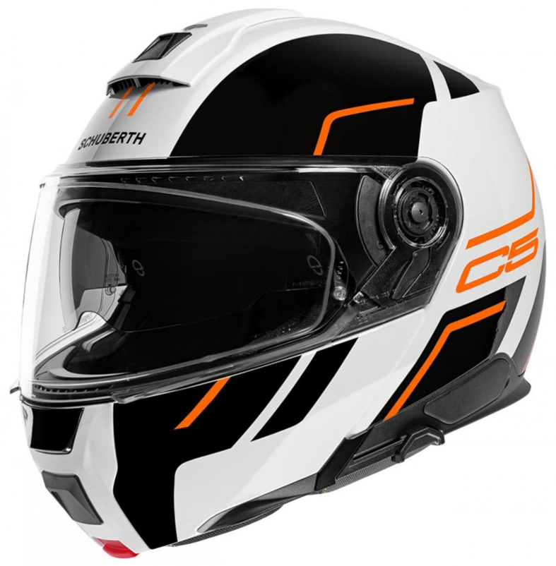 Schuberth C5 Master Çene Açılır Kask Turuncu